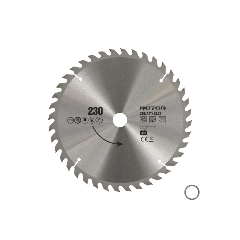 230X22.23 40T disc de taiat lemnul ROTOR