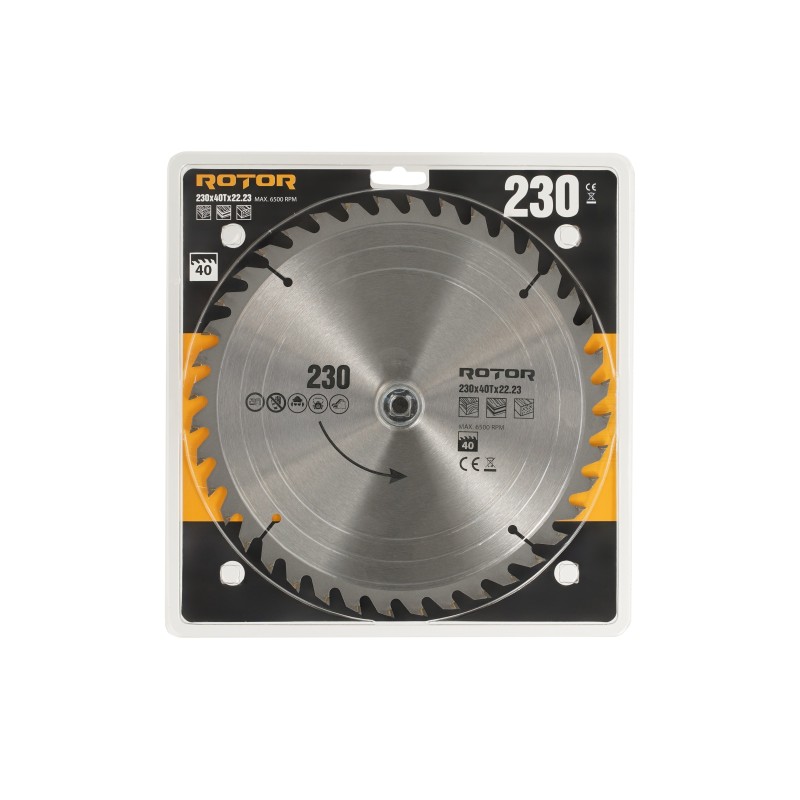 230X22.23 40T disc de taiat lemnul ROTOR