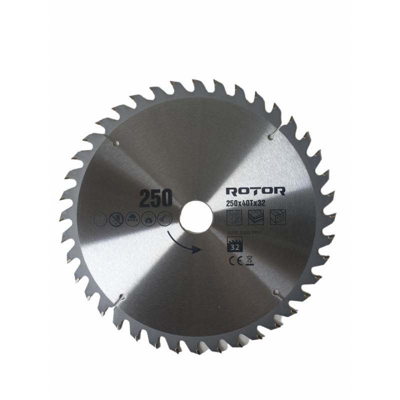 250X32 40T disc de taiat lemnul ROTOR