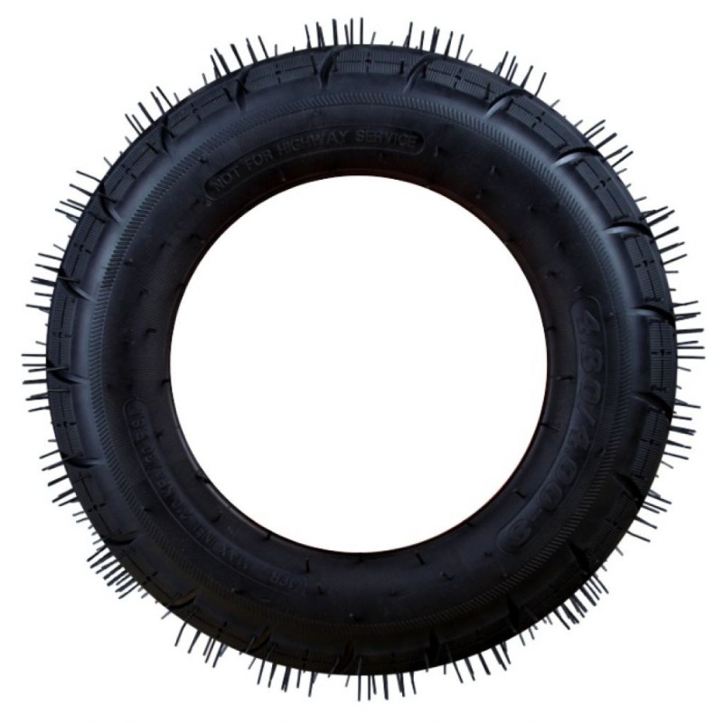 400-8 Anvelopa (cu tepi) si camera din cauciuc pentru roaba