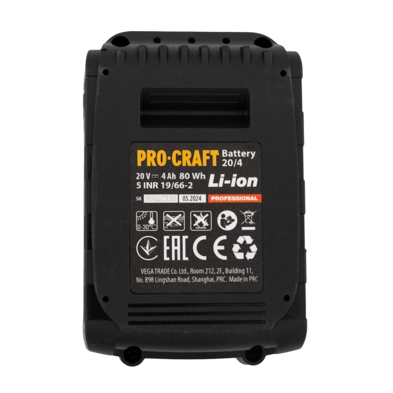 Acumulator PROCRAFT 20V 4Ah