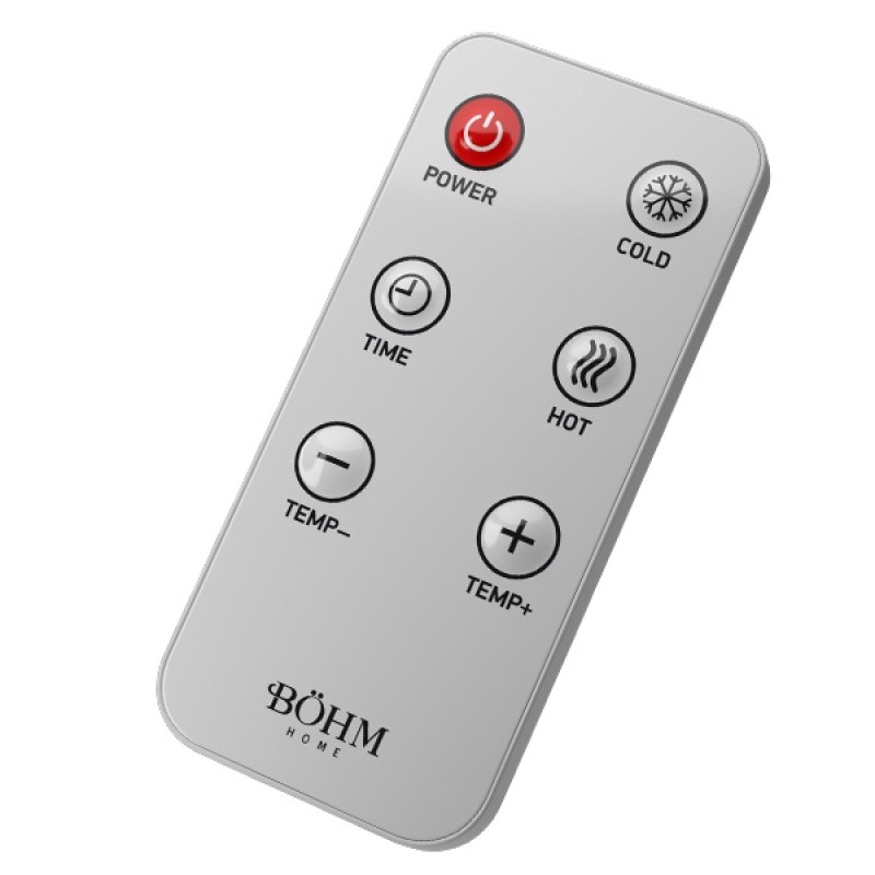 Aeroterma de perete BH2000 BÖHM , doua trepte de putere 1000/2000W, Timer 1-12 H , suprafata de incalzire 20-25 m²