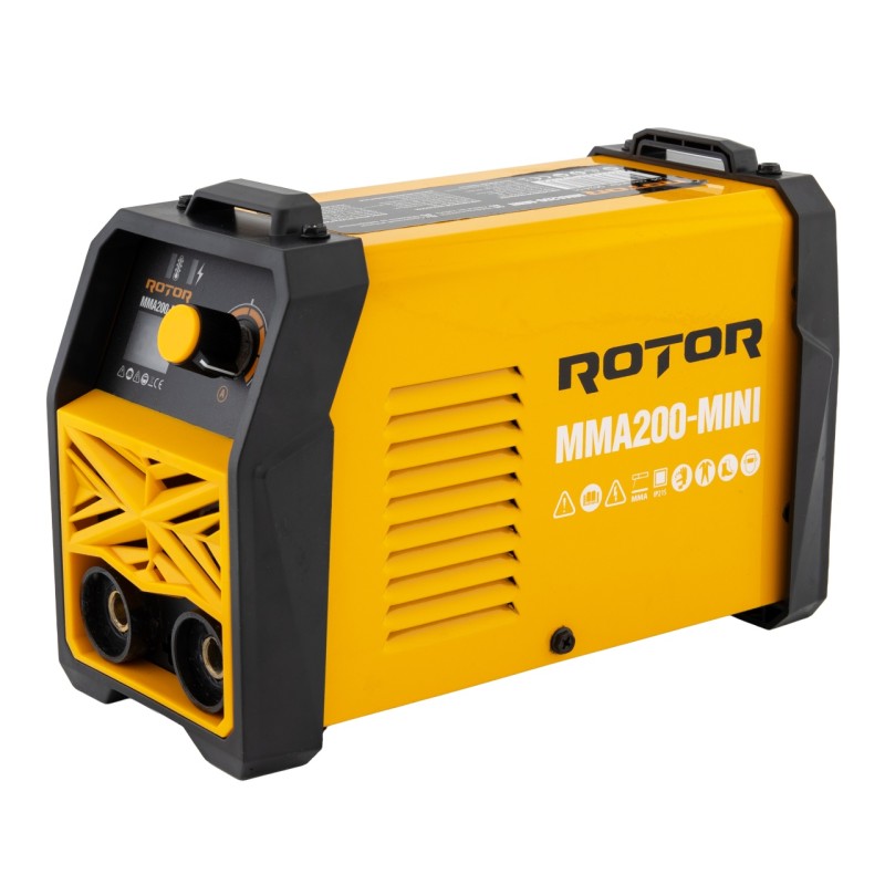 Aparat de sudura LCD Color ROTOR MMA200-MIN, 200 A