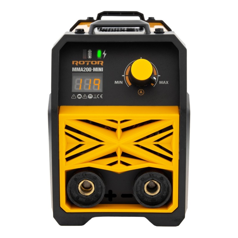 Aparat de sudura LCD Color ROTOR MMA200-MIN, 200 A