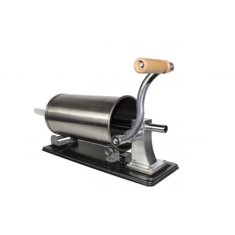 Aparat de umplut Carnati Elefant KY-2008PA, 4 kg, metal/inox, Orizontal/Rabatabil 4 palnii, prindere de masa