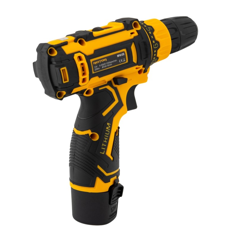 Autofiletanta cu 2 acumulatori, 12 V, 1500 mAh ROTOR RPA12C