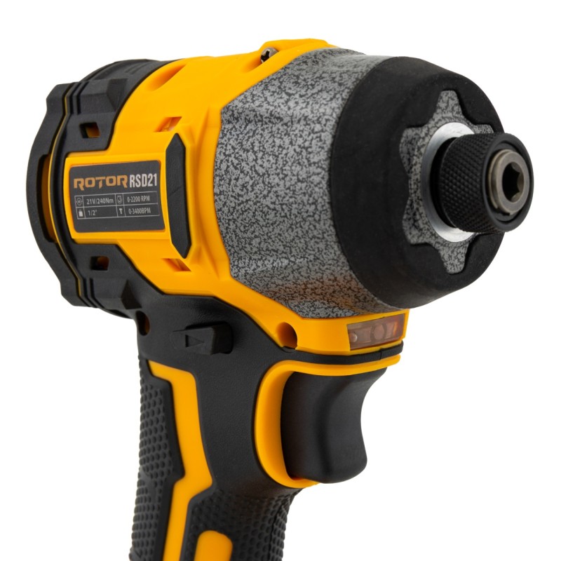 Autofiletanta cu impact pe acumulator ROTOR RSD21, 21 V /3 Ah, 240 Nm,2200 rot/min, 3400 BPM
