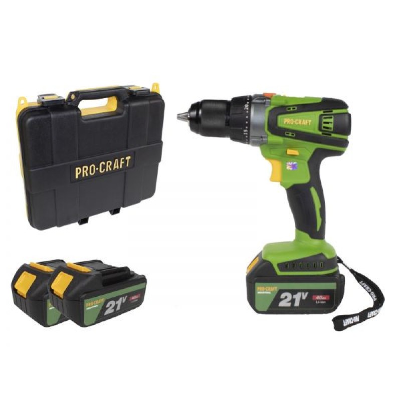 Autofiletanta cu percutie Procraft PA214, 21 V, 4 Ah, 60 Nm, 1500rpm, Mandrina metalica