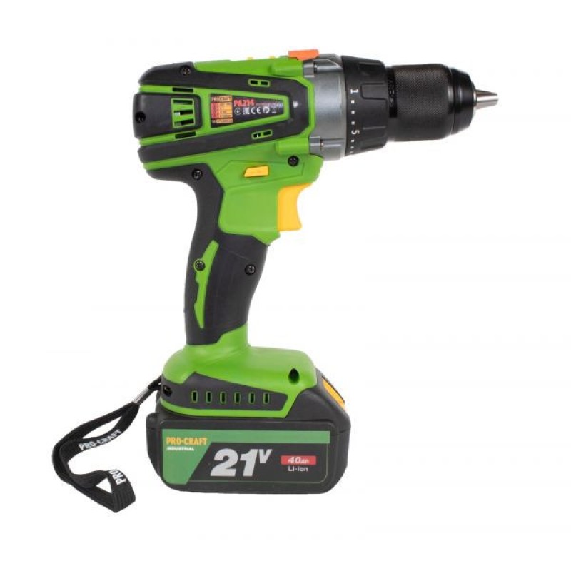 Autofiletanta cu percutie Procraft PA214, 21 V, 4 Ah, 60 Nm, 1500rpm, Mandrina metalica