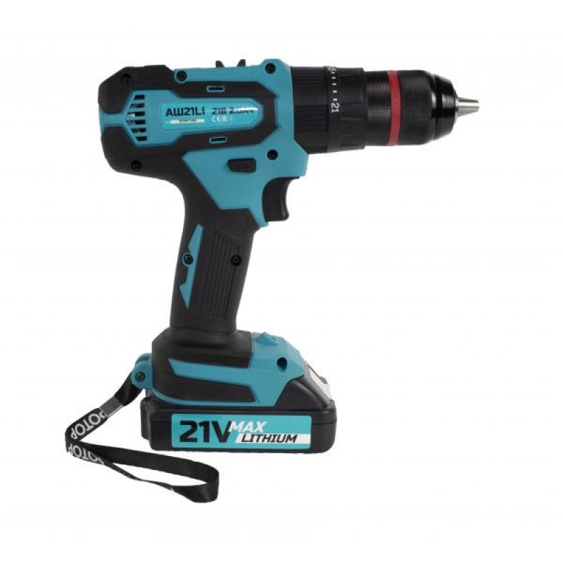 Autofiletanta cu percutie Rotor AS21LI, 21 V, 2 Ah, prelungitor flexibil, 32 Nm, 1150 RPM