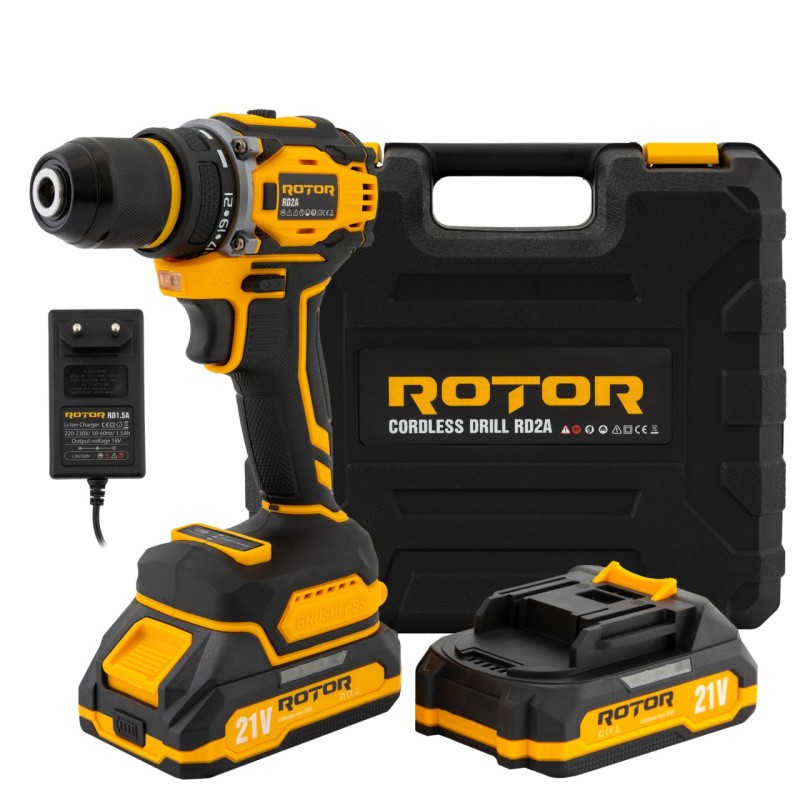 Autofiletanta pe acumulator ROTOR RD2A,21V/2Ah, 2200 rpm