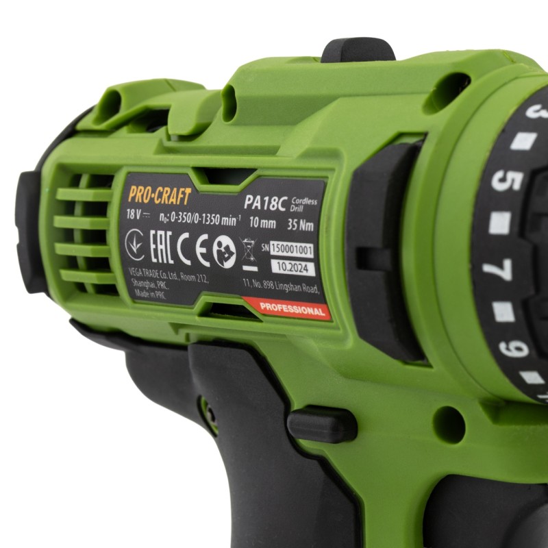 Autofiletanta Procraft Compact PA18C, 18V, 1.5 Ah 2 acumulatori