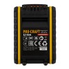 Autofiletanta Procraft Compact PA18C, 18V, 1.5 Ah 2 acumulatori