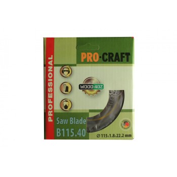 B115.40 disc diamantat pentru lemn Procraft