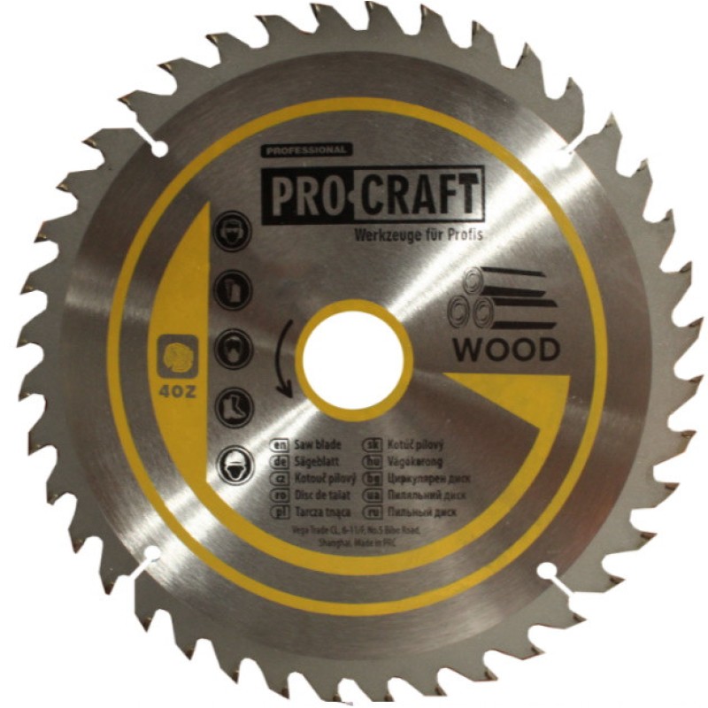 B115.40 disc diamantat pentru lemn Procraft