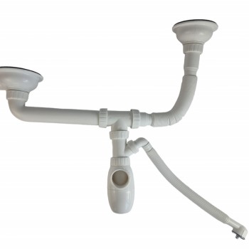 B710V Sifon pentru chiuveta-dubla