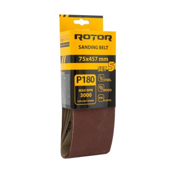 Banda de slefuit ROTOR P180 75*457 set 5