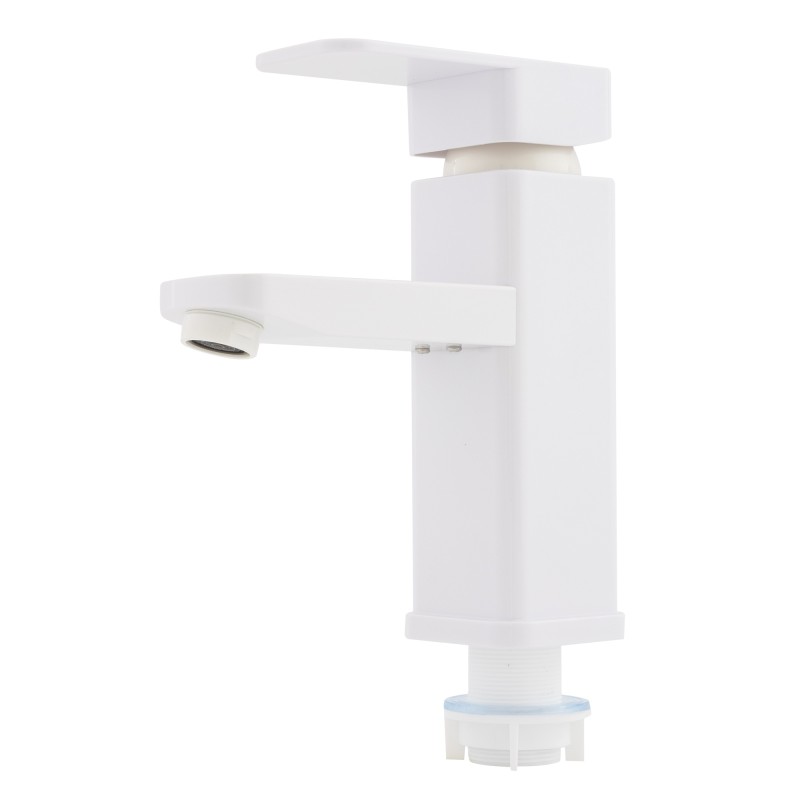 Baterie baie din plastic, PLAMIX Kub-001 Alb