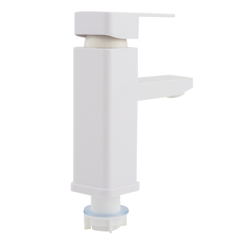 Baterie baie din plastic, PLAMIX Kub-001 Alb