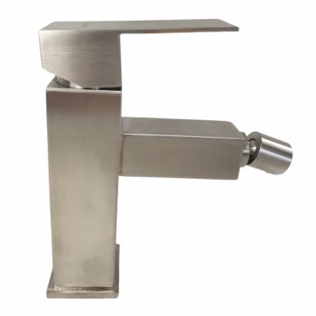 Baterie bideu MIXXUS KUB-002 din otel inoxidabil, Cap pipa 360 grade, Monocomanda, Racorduri incluse