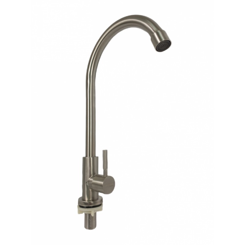 Baterie bucatarie apa rece MIXXUS MONO-01.SUS din otel inoxidabil, Monocomanda