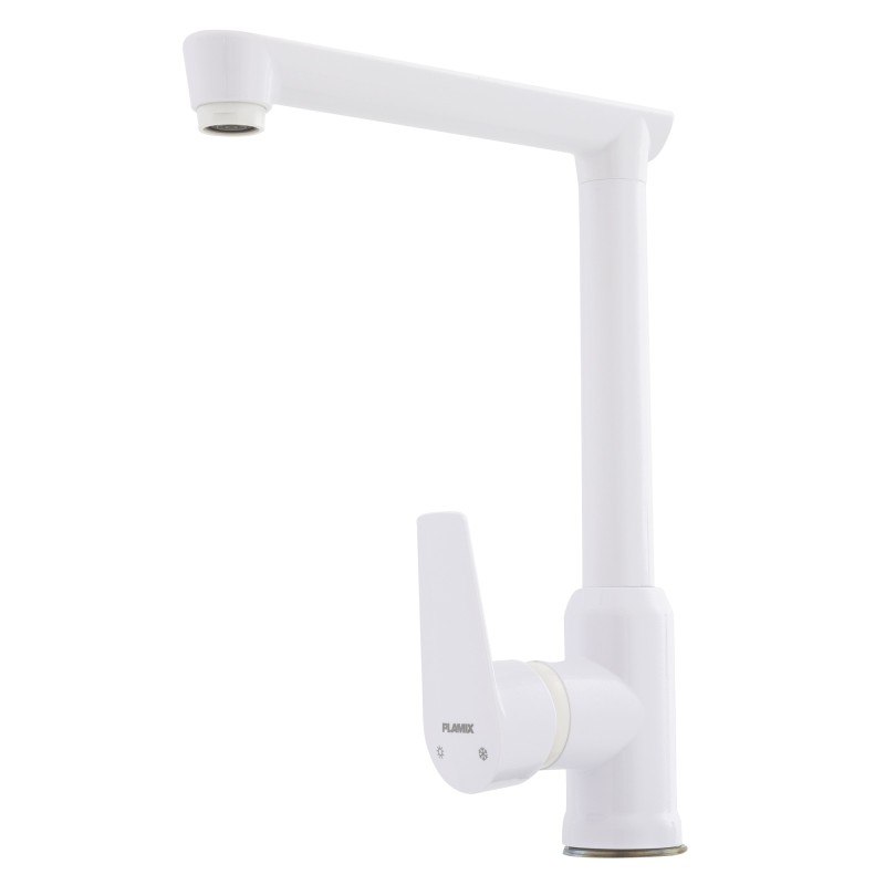 Baterie bucatarie din plastic PLAMIX Mario-017 White