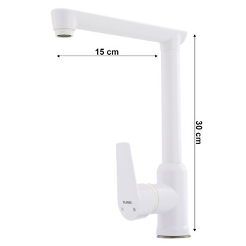 Baterie bucatarie din plastic PLAMIX Mario-017 White