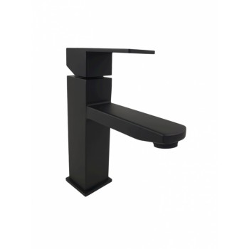 Baterie bucatarie MIXXUS KUB-001 BLACK din otel inoxidabil, Monocomanda, Racorduri incluse