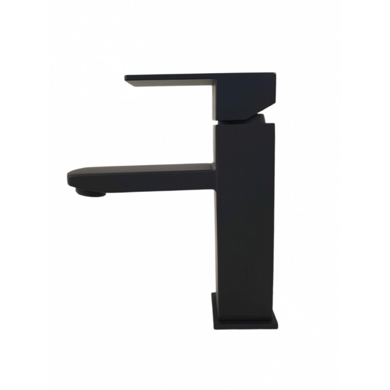 Baterie bucatarie MIXXUS KUB-001 BLACK din otel inoxidabil, Monocomanda, Racorduri incluse