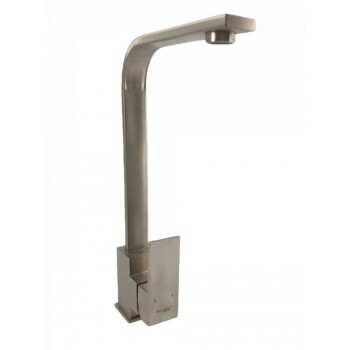 Baterie bucatarie MIXXUS KUB-011 din otel inoxidabil, Monocomanda, Racorduri incluse