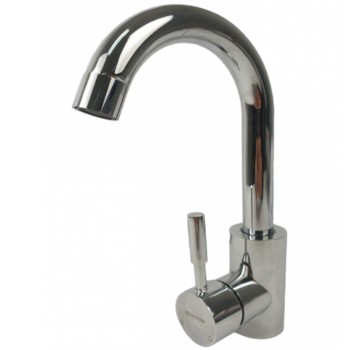 Baterie bucatarie MIXXUS SUS-011-B CHROME din otel inoxidabil, Monocomanda, Racorduri incluse