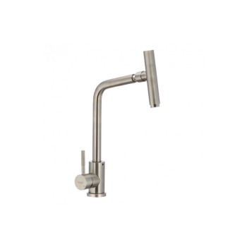 Baterie bucatarie MIXXUS SUS-017 cu gat rotativ din otel inoxidabil