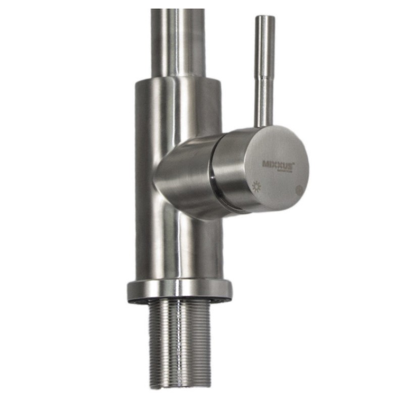 Baterie bucatarie MIXXUS SUS-017 cu gat rotativ din otel inoxidabil