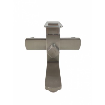 Baterie cada MIXXUS FIT-009 din otel inoxidabil, Monocomanda, Lungime furtun 150 cm