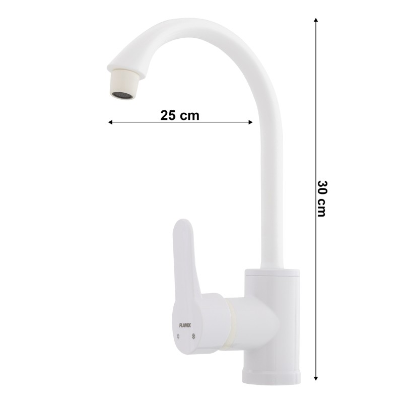 Baterie din plastic PLAMIX Leon-011 White