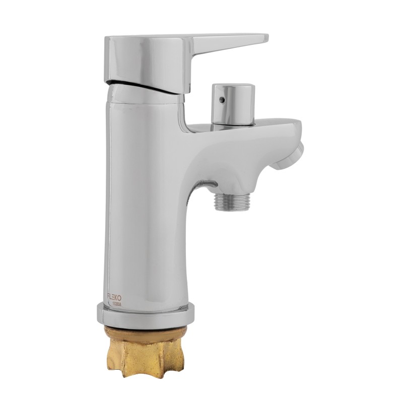 Baterie lavoar FLEKO FZ069-401, Monocomanda, cartus ceramic 40mm, Racorduri incluse