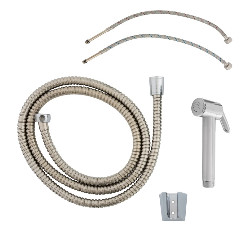 Baterie lavoar FLEKO FZ069-401, Monocomanda, cartus ceramic 40mm, Racorduri incluse