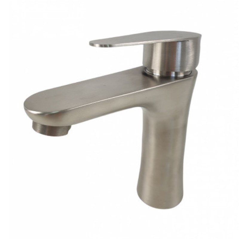 Baterie lavoar MIXXUS NEO-001 din otel inoxidabil, Monocomanda, Racorduri incluse