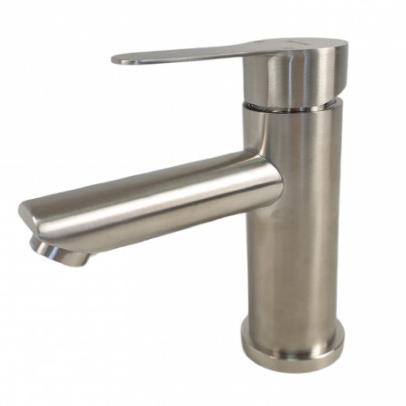 Baterie lavoar MIXXUS PAX-001 din otel inoxidabil, Monocomanda, Racorduri incluse