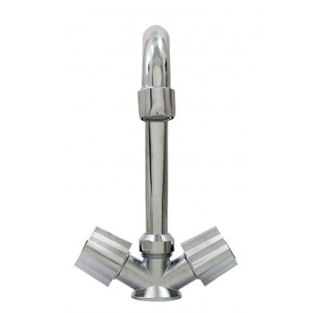 Baterie lavoar R4623 TRIGOR, Dublu comanda, cartus ceramic 40mm, Racorduri incluse