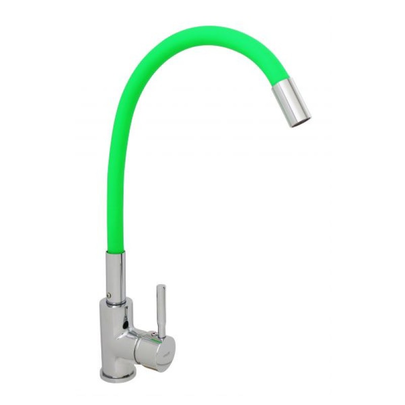 Baterie lavoar TR4451-XI-KGREEN TRIGOR, Monocomanda, cartus ceramic 40mm, Racorduri incluse