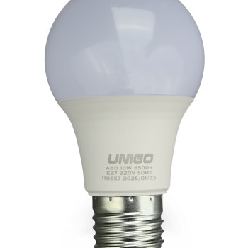 Bec LED UNIGO V-119557, E27, A60, 10W, 6500K