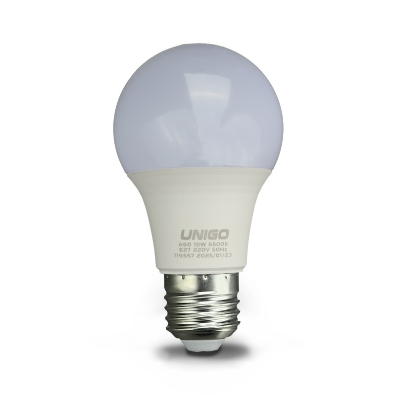 Bec LED UNIGO V-119557, E27, A60, 10W, 6500K