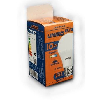 Bec LED UNIGO V-119557, E27, A60, 10W, 6500K