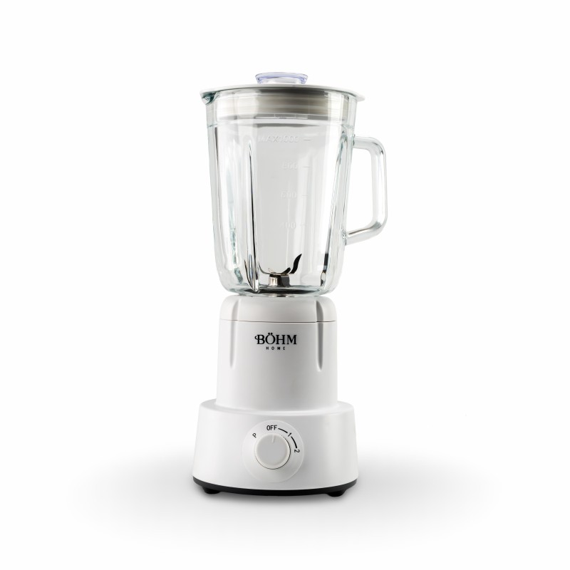 Blender 2 în 1 cu cupe din plastic și sticlă, 350 W , Material Fără BPA, BÖHM BM5010