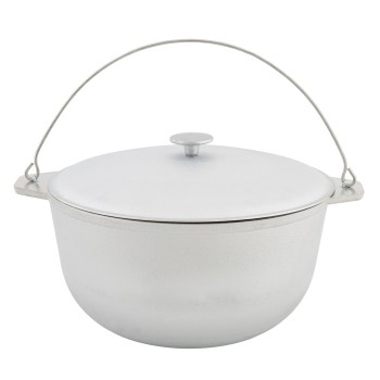 Ceaun tuci aluminiu alimentar cu capac, capacitate 10 litri ELEFANT