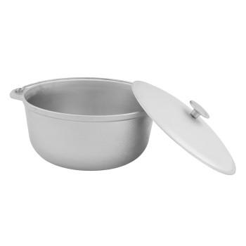 Ceaun tuci aluminiu alimentar cu capac, capacitate 5 litri ELEFANT