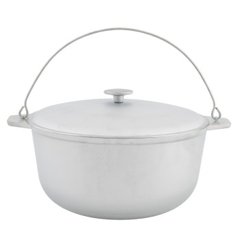 Ceaun tuci aluminiu alimentar cu capac, capacitate 8 litri ELEFANT