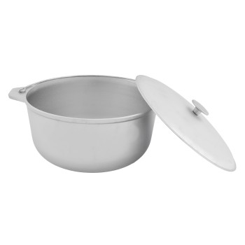 Ceaun tuci aluminiu alimentar cu capac, capacitate 8 litri ELEFANT