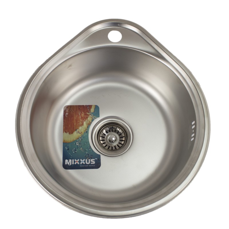 Chiuveta bucatarie inox rotunda, MIXXUS Z4843-06-160MD
